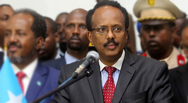 Somali President Mohamed Abdullahi Mohamed 
